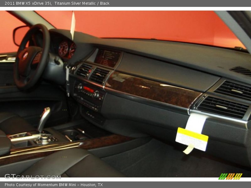 Titanium Silver Metallic / Black 2011 BMW X5 xDrive 35i