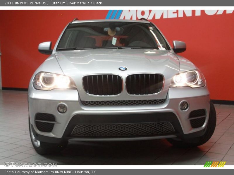 Titanium Silver Metallic / Black 2011 BMW X5 xDrive 35i