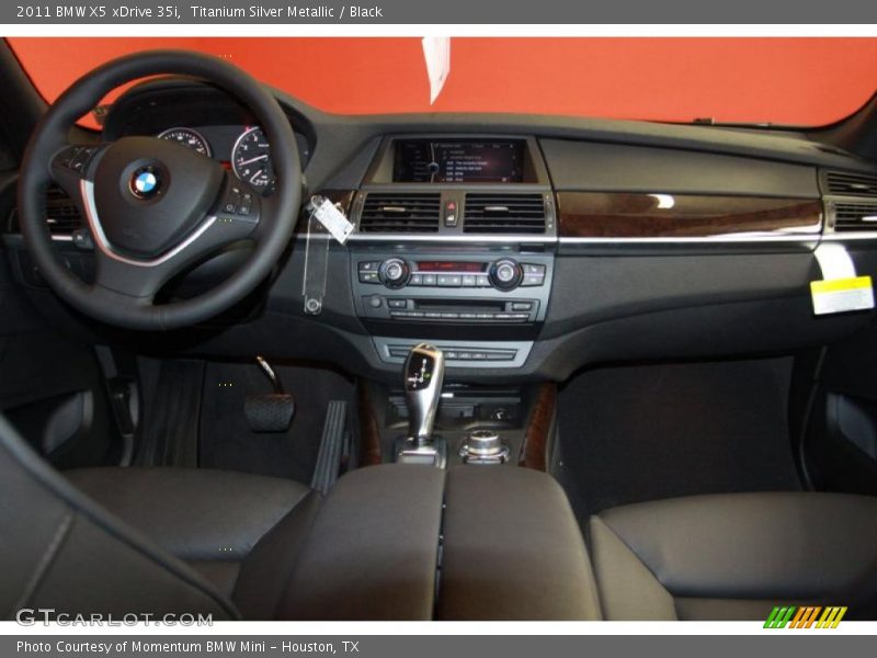 Titanium Silver Metallic / Black 2011 BMW X5 xDrive 35i