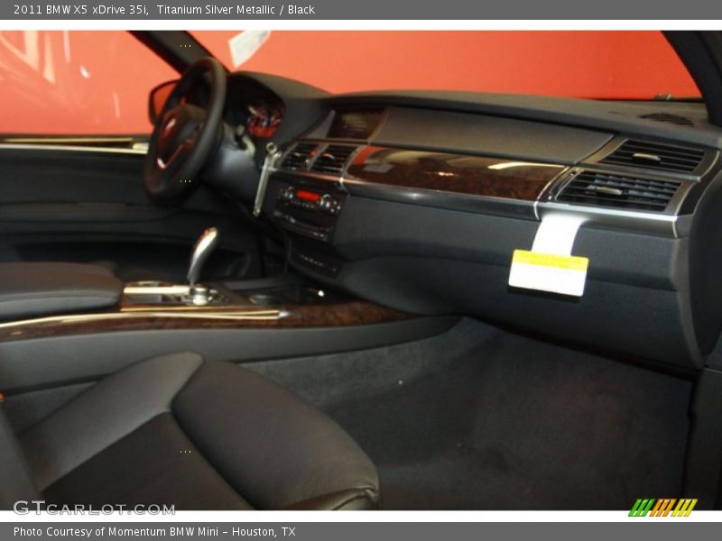 Titanium Silver Metallic / Black 2011 BMW X5 xDrive 35i