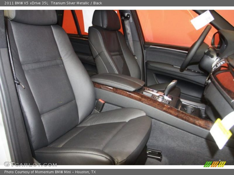 Titanium Silver Metallic / Black 2011 BMW X5 xDrive 35i