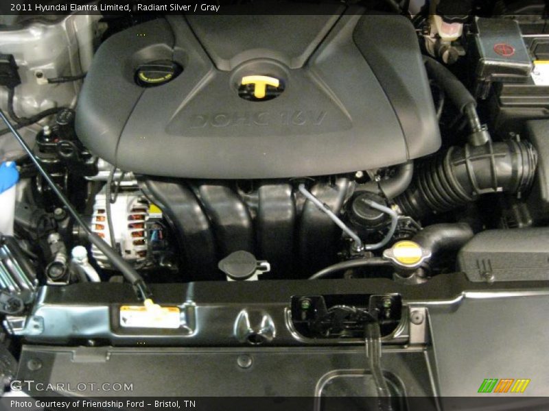  2011 Elantra Limited Engine - 1.8 Liter DOHC 16-Valve D-CVVT 4 Cylinder