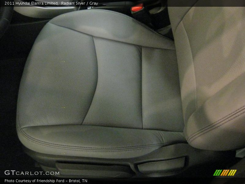  2011 Elantra Limited Gray Interior