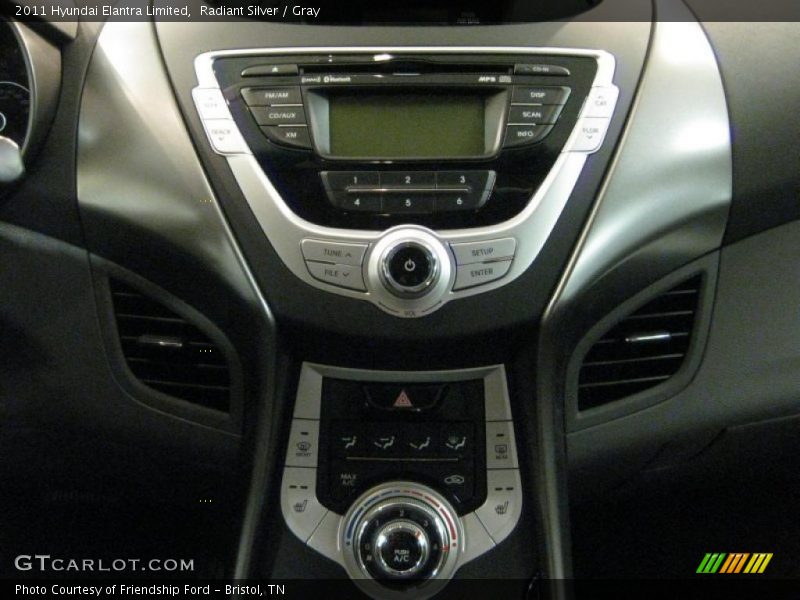 Controls of 2011 Elantra Limited