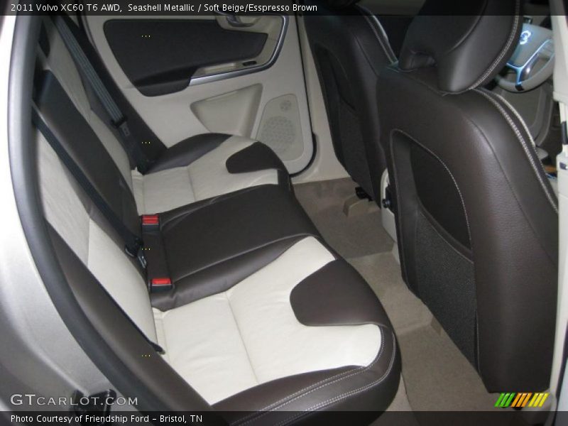  2011 XC60 T6 AWD Soft Beige/Esspresso Brown Interior