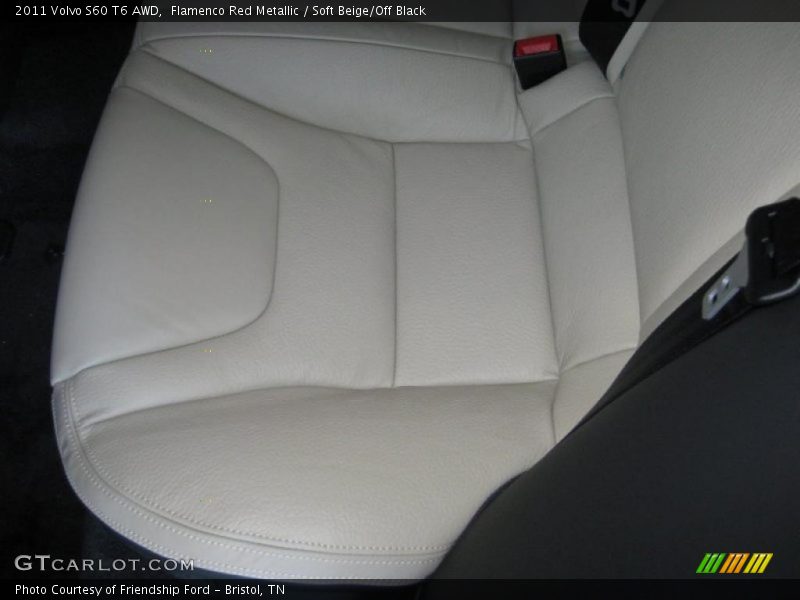  2011 S60 T6 AWD Soft Beige/Off Black Interior