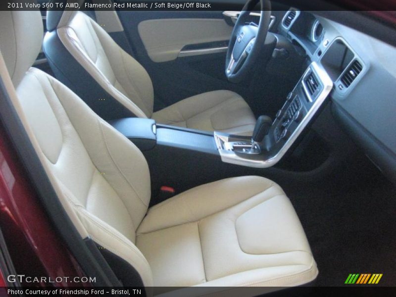  2011 S60 T6 AWD Soft Beige/Off Black Interior