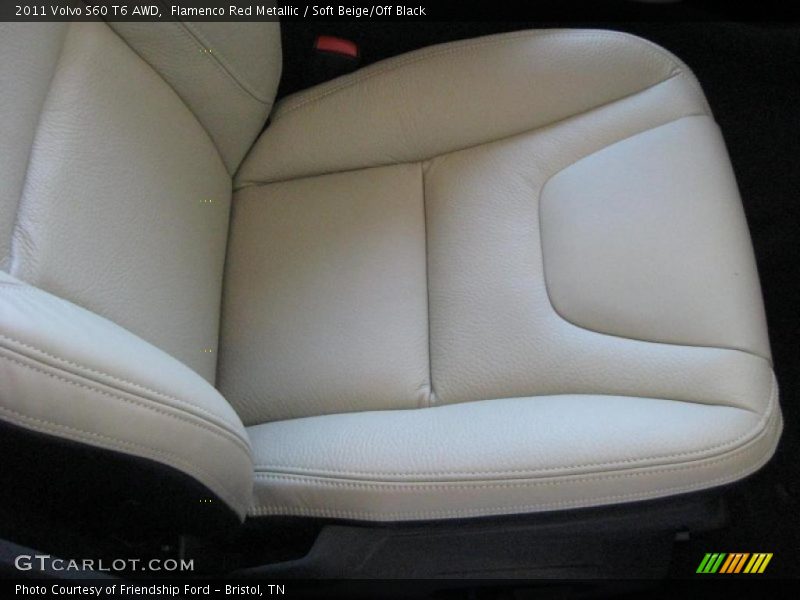  2011 S60 T6 AWD Soft Beige/Off Black Interior