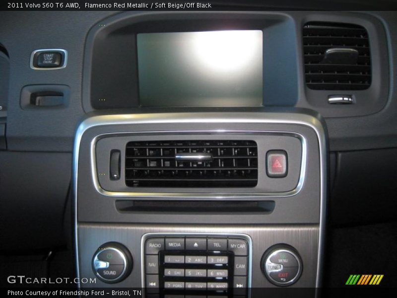 Controls of 2011 S60 T6 AWD