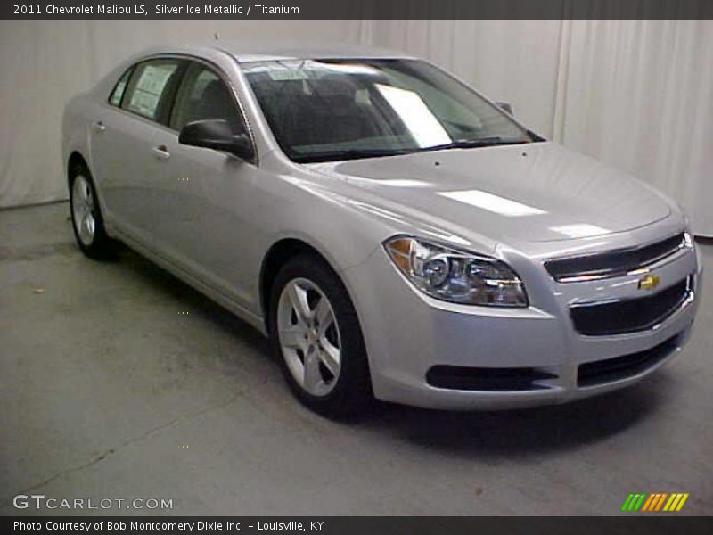Silver Ice Metallic / Titanium 2011 Chevrolet Malibu LS