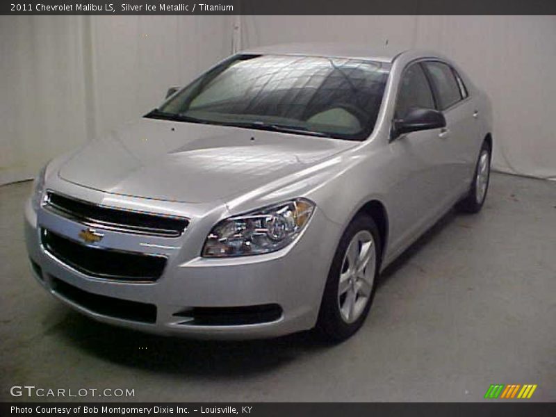 Silver Ice Metallic / Titanium 2011 Chevrolet Malibu LS