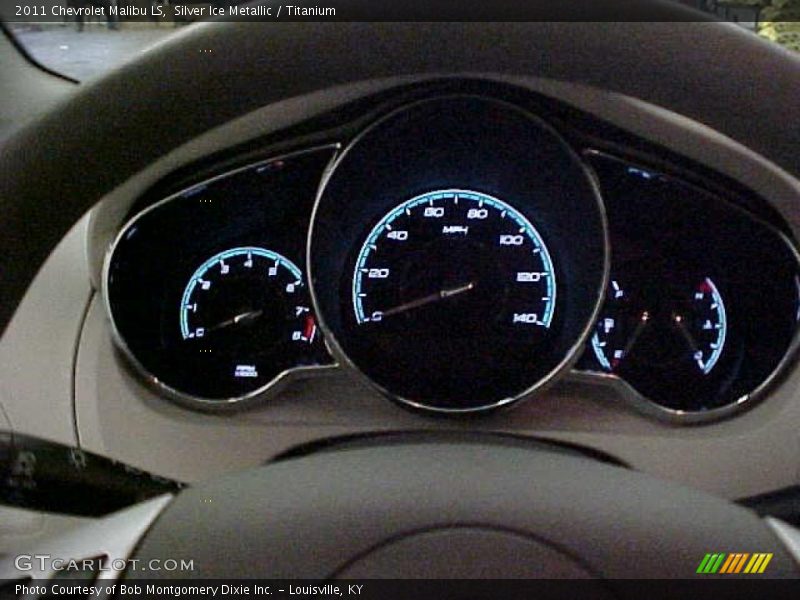 Silver Ice Metallic / Titanium 2011 Chevrolet Malibu LS