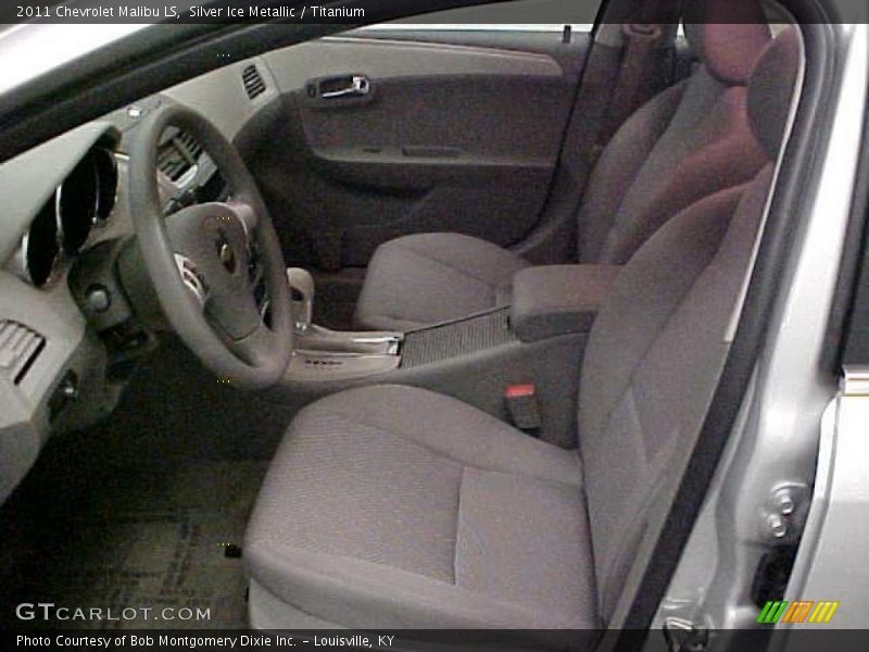 Silver Ice Metallic / Titanium 2011 Chevrolet Malibu LS