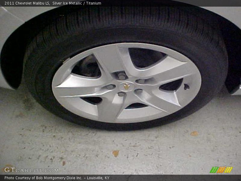Silver Ice Metallic / Titanium 2011 Chevrolet Malibu LS