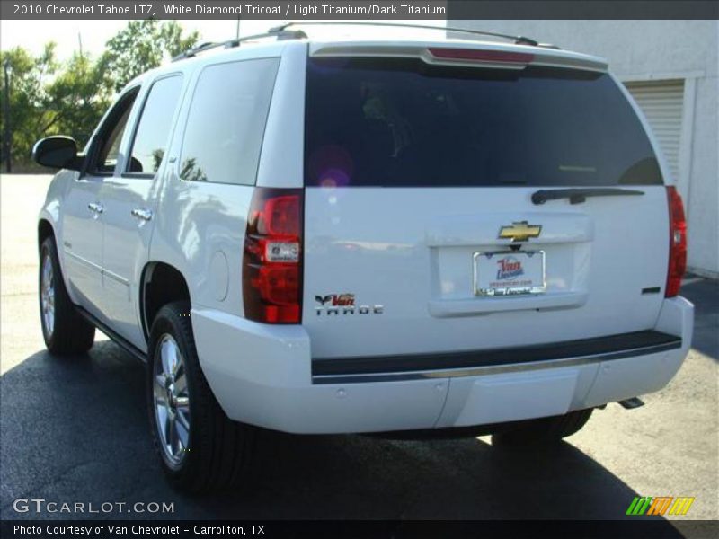 White Diamond Tricoat / Light Titanium/Dark Titanium 2010 Chevrolet Tahoe LTZ