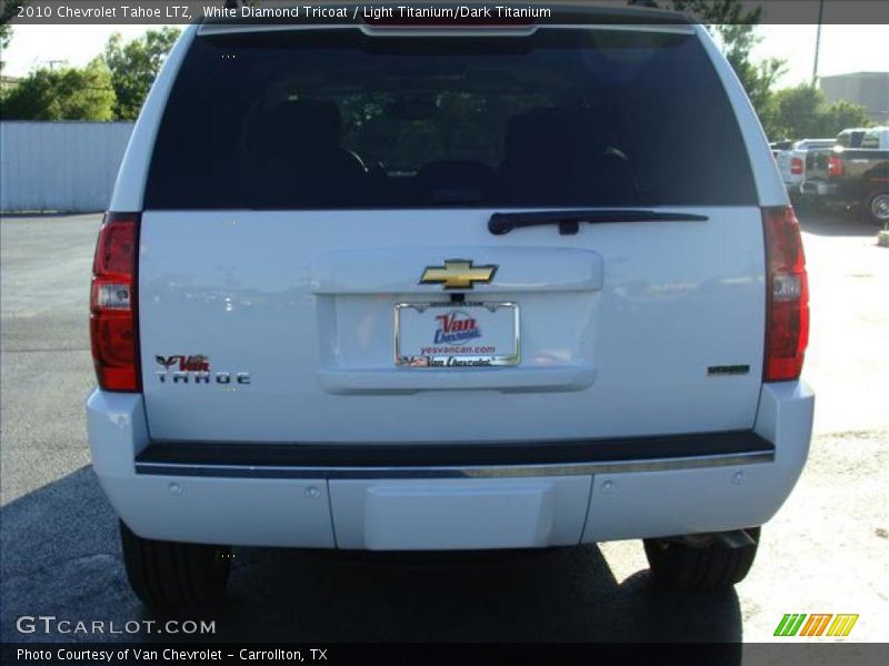 White Diamond Tricoat / Light Titanium/Dark Titanium 2010 Chevrolet Tahoe LTZ