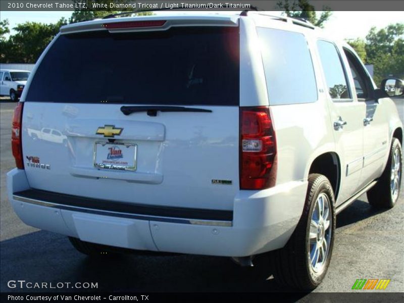 White Diamond Tricoat / Light Titanium/Dark Titanium 2010 Chevrolet Tahoe LTZ