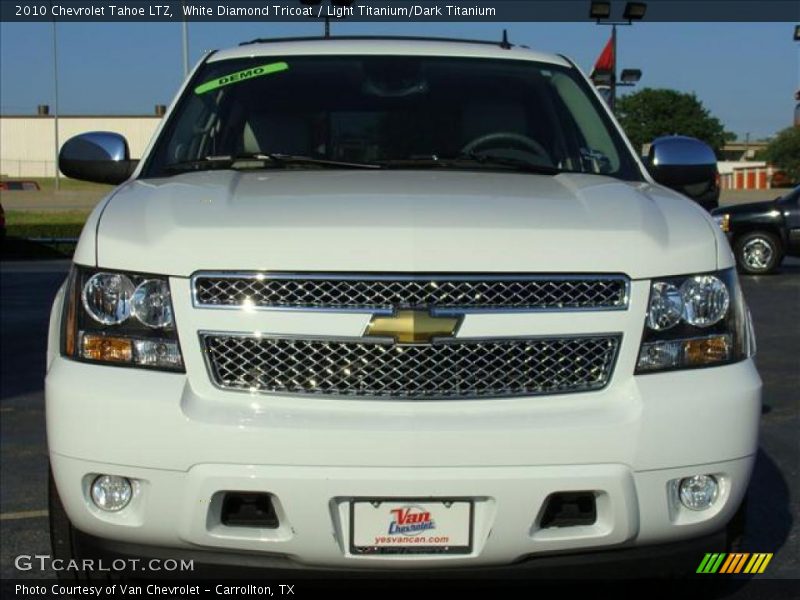 White Diamond Tricoat / Light Titanium/Dark Titanium 2010 Chevrolet Tahoe LTZ