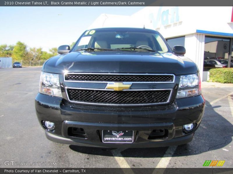 Black Granite Metallic / Light Cashmere/Dark Cashmere 2010 Chevrolet Tahoe LT