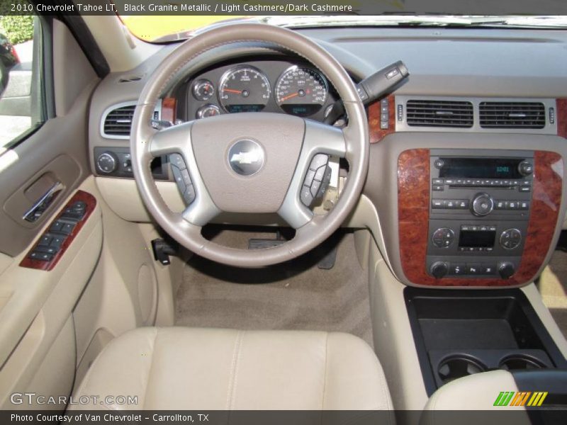 Black Granite Metallic / Light Cashmere/Dark Cashmere 2010 Chevrolet Tahoe LT