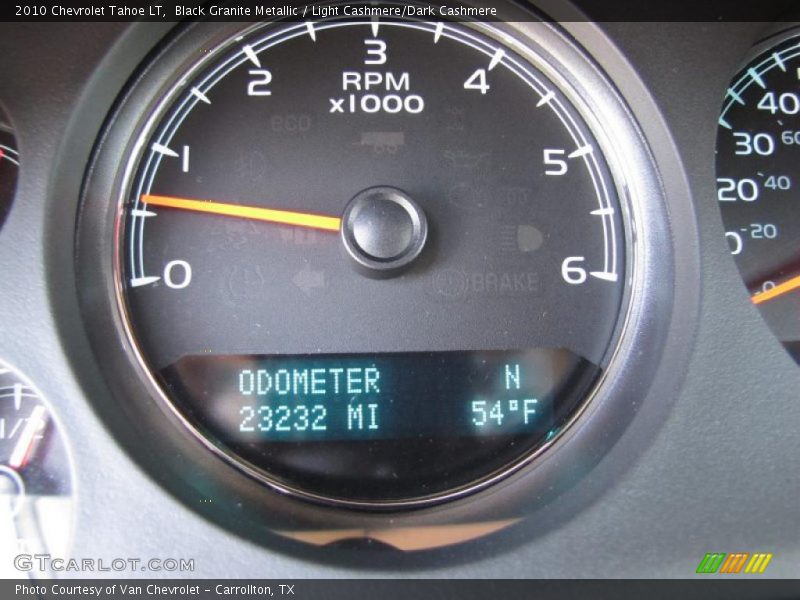 Black Granite Metallic / Light Cashmere/Dark Cashmere 2010 Chevrolet Tahoe LT