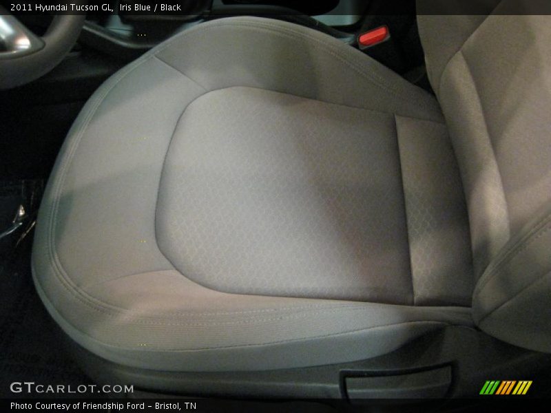 Iris Blue / Black 2011 Hyundai Tucson GL