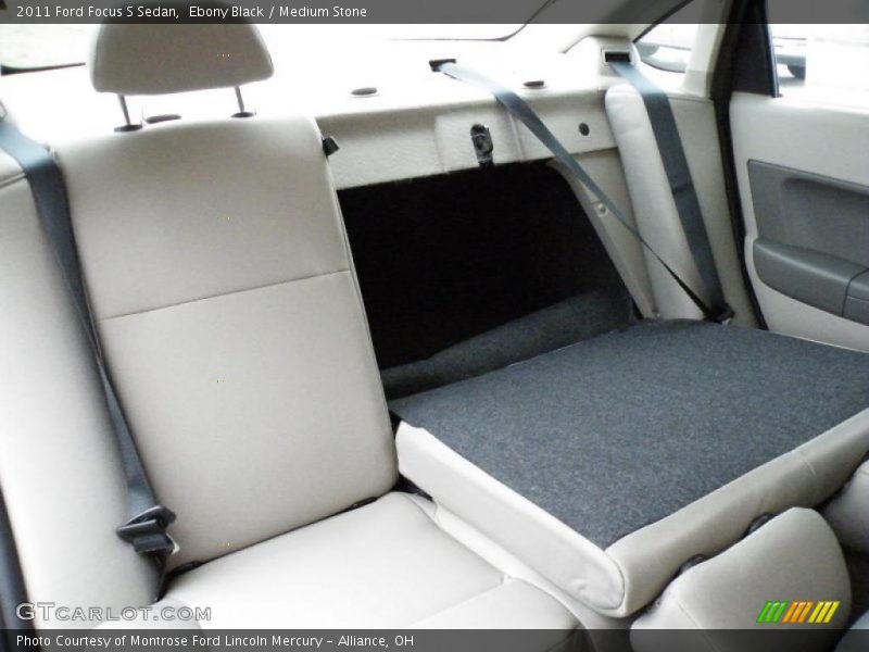 Ebony Black / Medium Stone 2011 Ford Focus S Sedan