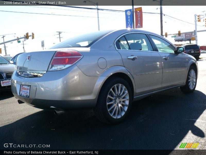 Silver Pearl / Black 2008 Saturn Aura XR