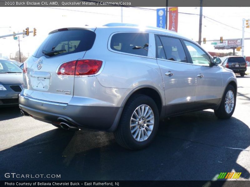 Quicksilver Metallic / Cashmere/Cocoa 2010 Buick Enclave CXL AWD