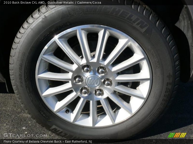 Quicksilver Metallic / Cashmere/Cocoa 2010 Buick Enclave CXL AWD