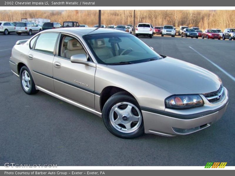 Sandrift Metallic / Neutral 2002 Chevrolet Impala LS