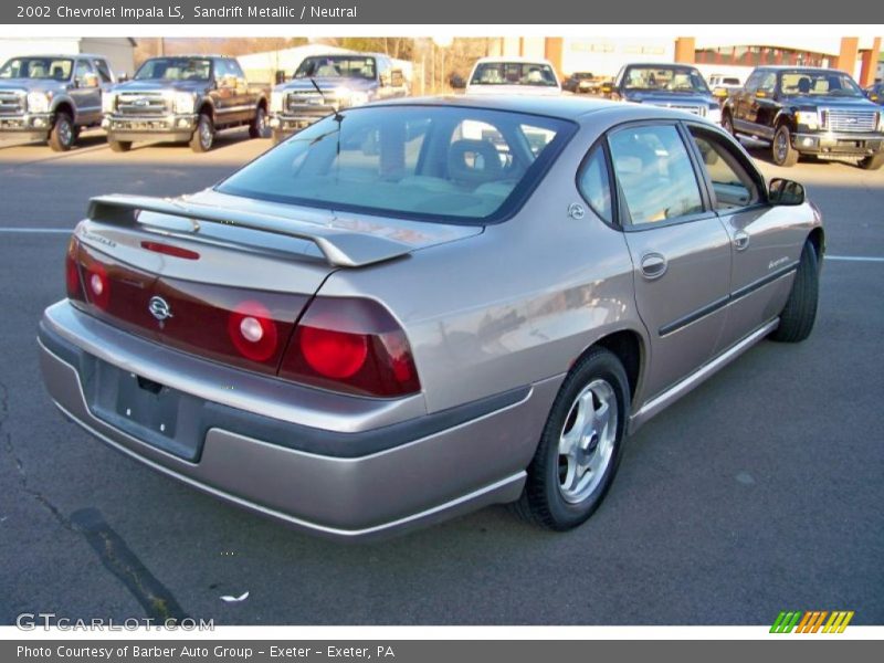 Sandrift Metallic / Neutral 2002 Chevrolet Impala LS