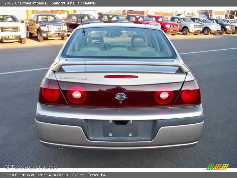 Sandrift Metallic / Neutral 2002 Chevrolet Impala LS
