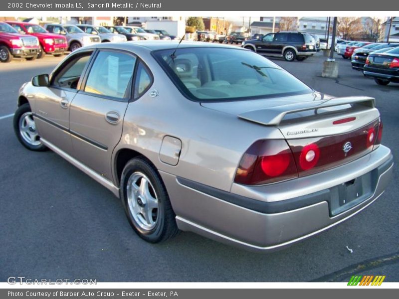 Sandrift Metallic / Neutral 2002 Chevrolet Impala LS