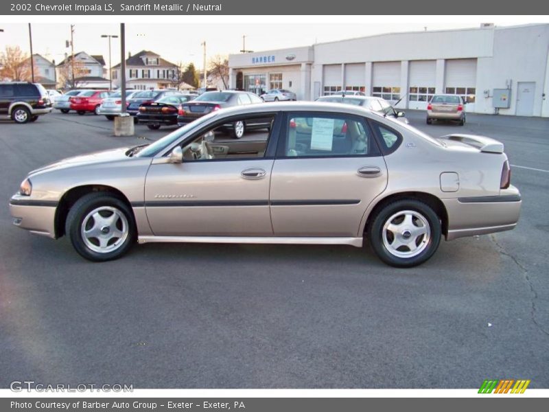 Sandrift Metallic / Neutral 2002 Chevrolet Impala LS