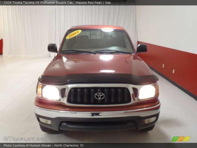 Impulse Red Pearl / Oak 2004 Toyota Tacoma V6 PreRunner Double Cab