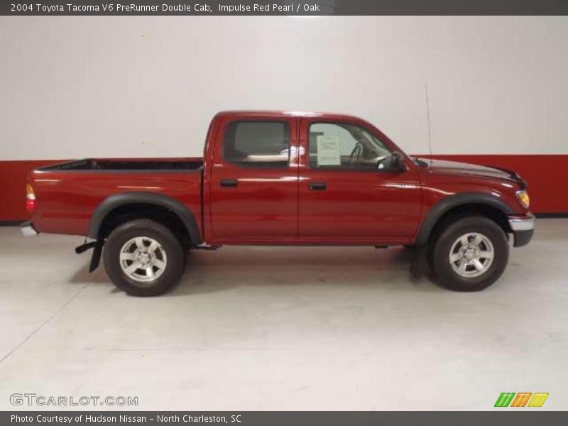 Impulse Red Pearl / Oak 2004 Toyota Tacoma V6 PreRunner Double Cab