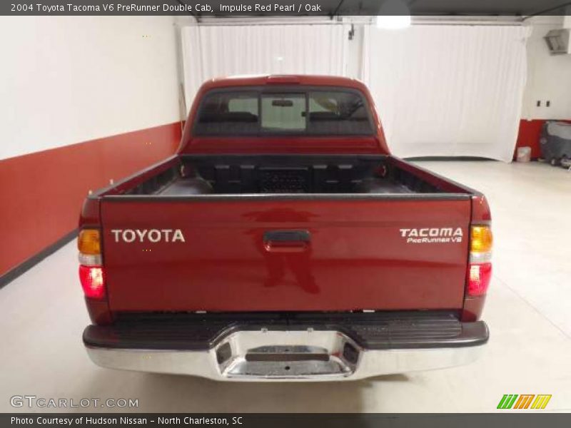 Impulse Red Pearl / Oak 2004 Toyota Tacoma V6 PreRunner Double Cab