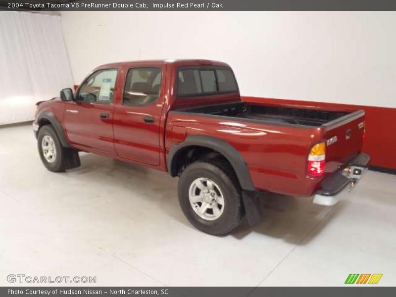 Impulse Red Pearl / Oak 2004 Toyota Tacoma V6 PreRunner Double Cab