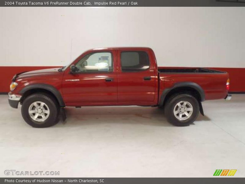 Impulse Red Pearl / Oak 2004 Toyota Tacoma V6 PreRunner Double Cab