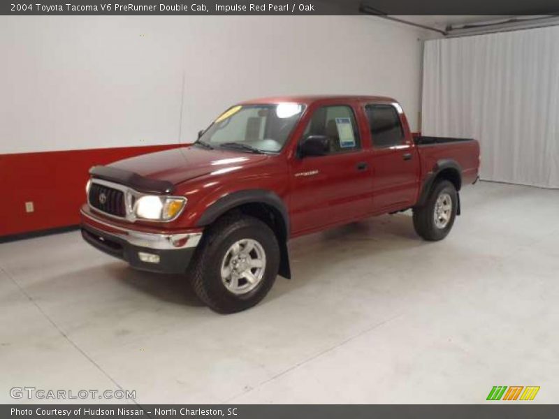 Impulse Red Pearl / Oak 2004 Toyota Tacoma V6 PreRunner Double Cab