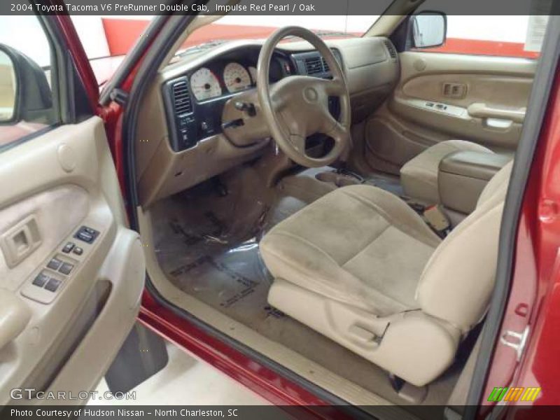 Impulse Red Pearl / Oak 2004 Toyota Tacoma V6 PreRunner Double Cab