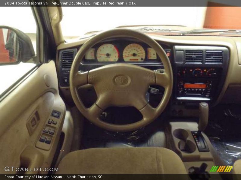 Impulse Red Pearl / Oak 2004 Toyota Tacoma V6 PreRunner Double Cab