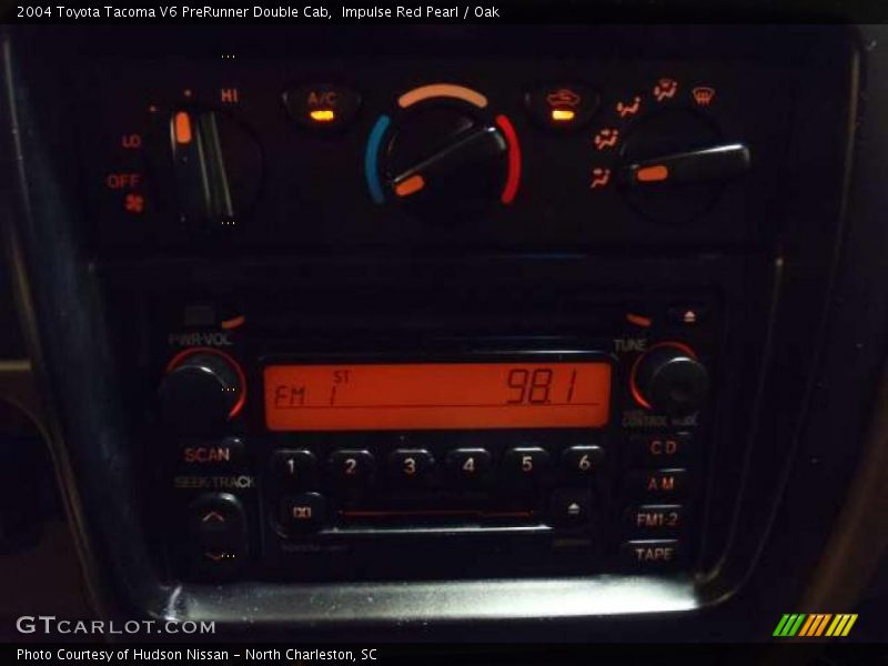 Impulse Red Pearl / Oak 2004 Toyota Tacoma V6 PreRunner Double Cab