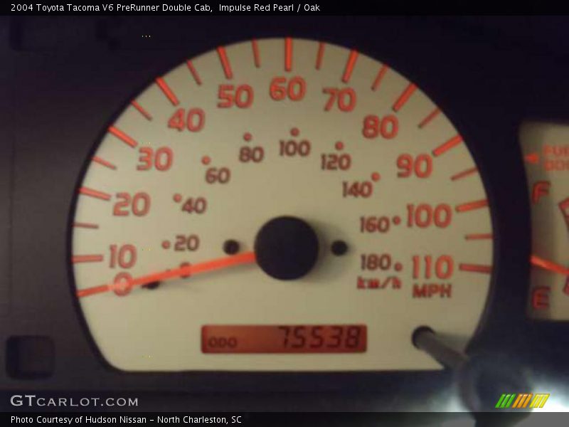 Impulse Red Pearl / Oak 2004 Toyota Tacoma V6 PreRunner Double Cab