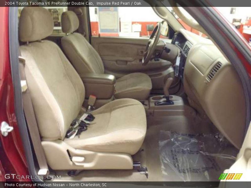 Impulse Red Pearl / Oak 2004 Toyota Tacoma V6 PreRunner Double Cab