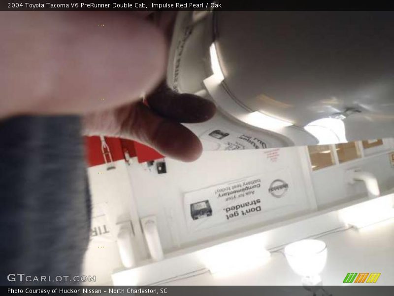 Impulse Red Pearl / Oak 2004 Toyota Tacoma V6 PreRunner Double Cab