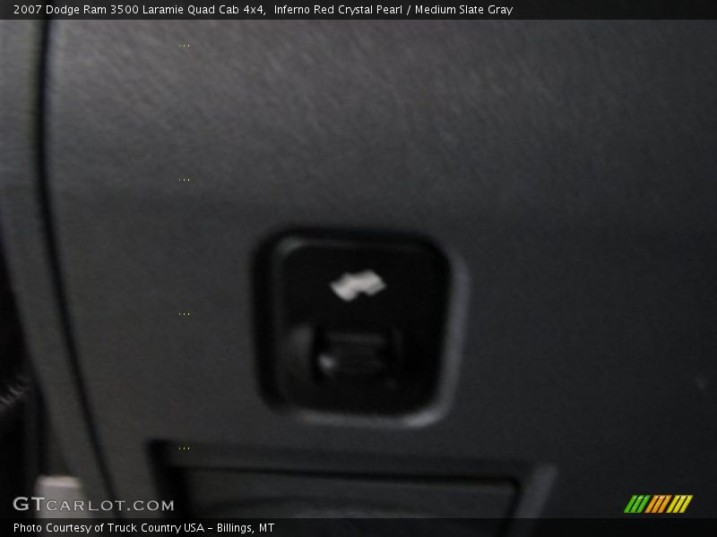 Inferno Red Crystal Pearl / Medium Slate Gray 2007 Dodge Ram 3500 Laramie Quad Cab 4x4