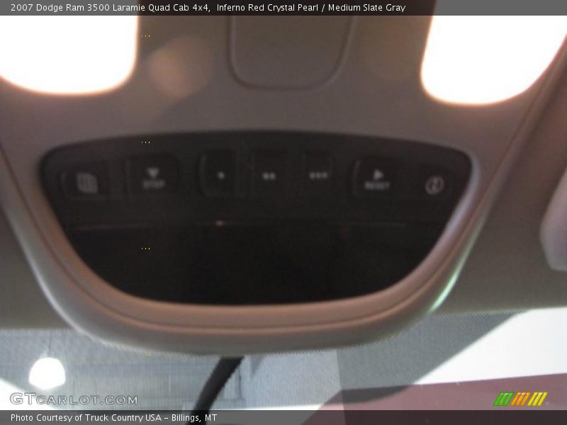 Inferno Red Crystal Pearl / Medium Slate Gray 2007 Dodge Ram 3500 Laramie Quad Cab 4x4