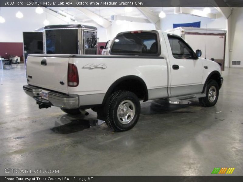 Oxford White / Medium Graphite Grey 2003 Ford F150 XLT Regular Cab 4x4